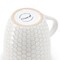 Elama Honeycomb 6 Piece 15 Ounce Mug Set in White EL-HONEYCOMBWHITE6 - alternate 6