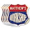 Signmission Matthew's Workshop, 6 inch X 6 inch, Vinyl Decal, 5PK SHI-D-5PACK-6-489-MATTHEW - alternate 1
