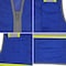 Dome75 Hi-Vis Safety Vest 4X/5X Class Non-ANSI/Enhanced Visibility , Zipper 6 Pockets, 2 Mic Tab DV2183 - alternate 6
