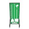5S Supplies Housekeeping Shadow Board Broom Station V7, Green / White, Kit HSB-V7-GREEN/WHITE-KIT - alternate 1