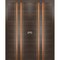 Sartodoors Sliding Closet Double Bi-fold Doors Planum 1010 Solid Core Modern Interior PLANUM1010DBF-CA-72 x 96 (4* 18x96) - alternate 1