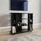 Homeroots 35in Black Open Shelving TV Stand 468918 - alternate 5