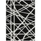 Homeroots 9' X 12' Black And Ivory Geometric Washable Indoor Outdoor Area Rug 600424 - alternate 9