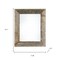 Homeroots 8.5" x 11" Gray Solid Wood Tabletop Picture Frame 379897 - alternate 5