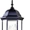 Homeroots Three Light Matte Black Domed Glass Lantern Wall Light 398387 - alternate 5