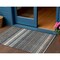 Homeroots 3' X 5' Taupe Beige And Pewter Striped Washable Indoor Outdoor Area Rug 614845 - alternate 1