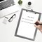 Acrimet 3 Pack Clipboard Letter Size A4 Low Profile Clip & Side Rulers, Durable Plastic - Smoke, 3PK 134.1 - alternate 9