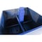 Vestil Steel Trash Bin Compactor 4,000 lb. Filled Weight Blue, Empty FWBC-4242-4 - alternate 6