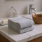 Homeroots Set of Two Light Gray Cotton 30" X 54" Quick Dry Terry Cloth Bath Towels, 2PK 700347 - alternate 3