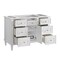 James Martin Vanities Lorelai 48" Single Vanity, Bright White, w/ 3 CM Phantome Eclos Top 424-V48-BW-3PHT - alternate 9