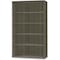 Mayline Medina Bookcase, 5 Shelf, Gray Steel MVB5LGS - alternate 1