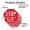 Signmission Stop Exit Only Do Not Enter, 4 inch X 4 inch, Vinyl Decal, 5PK OC-D-5PACK-4-10 - alternate 4