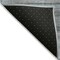 Homeroots 9' X 12' Teal Blue Gray And Charcoal Striped Washable Indoor Outdoor Area Rug 588074 - alternate 9