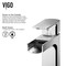 Vigo Amada Single Handle Single-Hole Bathroom Vessel Faucet in Chrome VG03026CH - alternate 7
