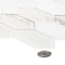Andova Tiles Astor 2-in. x 4-in. Elongated Hexagon Glass Wall & Floor Mosaic Tile (0.99 Square Feet Per Box) Andova Tiles - alternate 6