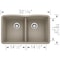 Blanco Diamond Equal Double Bowl, Truffle 441286 - alternate 3