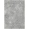 Homeroots 3' X 5' Gray And Ivory Geometric Washable Indoor Outdoor Area Rug 595073 - alternate 9