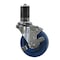Service Caster 4'' Solid Poly Swivel 1-7/8'' Expanding Stem Caster with Brake SCC-EX20S414-SPUS-TLB-178 - alternate 1