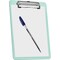 Acrimet Clipboard Memo Size A5 Low Profile Clip (Plastic) (Clear Green Color), 3PK 137B.4 - alternate 7