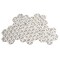 Apollo Tile Mirage 12x12 Warm Beige White Marble Mosaic 3D Pyramid Wall and Floor Tile (4.92 sq ft/case), 5PK APLSAH88IR06A - alternate 7