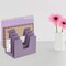 Acrimet 5 Section Incline File Sorter Desk Organizer Rack for Office Desktop Plastic Solid Purple 225.3 - alternate 8
