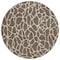Homeroots 8' Brown And Beige Round Geometric Washable Indoor Outdoor Area Rug 599270 - alternate 7