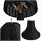 Jonathan Y Joanie 22" Bohemian Rustic Woven Rattan LED Table Lamp with Double Pull Chains, Black/Brass Gold JYL4040D - alternate 9