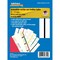 Tabbies 2" ERASABLE WRITE-ON INDEX TABS, BLACK, 2"W - 1/2" TAB EXTENSION, 12 TABS/PACK, 10 PACKS/BOX, 10PK 58809 - alternate 4