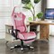 Gamefitz Gaming Chair in Pink and White GF-2005 - alternate 8