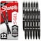 Sharpie S-Gel Pen, Medium 0.7mm, Black, PK12 2096159 - alternate 1