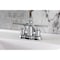 Kingston Brass Double-Handle 4" Centerset Bathroom Faucet with Pop-Up Drain, Polished Chrome FB7611CML - alternate 6