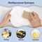Happimess Natural Plant Based Non-Scratch Sisal Hemp/Cellulose Scrubbing Dish Sponge, Beige/White, 12PK WPE2000A-12SET - alternate 7