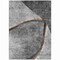 Homeroots 10' X 14' Gray Chocolate And Silver Abstract Washable Indoor Outdoor Area Rug 582259 - alternate 9
