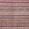 Homeroots 10' X 14' Pink And Taupe Striped Washable Indoor Outdoor Area Rug 615355 - alternate 9