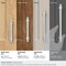 Amerock Winsome 6-5/16 inch 160mm Center-to-Center Polished Nickel Cabinet Pull BP36771PN - alternate 3