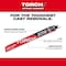 Milwaukee Tool 9 in. 8 TPI SAWZALL THE TORCH with Nitrus Carbide Reciprocating Saw Blade for Cast Iron & Metal 48-00-5262 - alternate 16