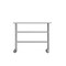 Flash Furniture Rawcliffe Stainless Steel Work Table 24in. x 48in. w/2 Undershelves and 4 Casters w/2 Locking NH-WT-GU-2448-CAS-GG - alternate 9