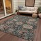 Homeroots 10' X 14' Taupe Blue And Beige Geometric Washable Indoor Outdoor Area Rug 609117 - alternate 9