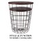 Lavish Home Set of 2 End Tables Nesting Tables with Removable Wood Tops, Metal Basket Bases 80-ENDTBL-23 - alternate 7