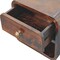 Homeroots 22" Brown Solid Wood Round One Drawer Nightstand 651800 - alternate 9