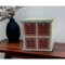 Homeroots 14" Red And White Distressed Wood Four Drawer Desk Organizer 274450 - alternate 6