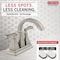 Delta Lakewood Two Handle Centerset Bathroom Faucet 25718LF-SP - alternate 7