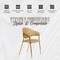 Leisuremod Bella Collection Modern Dining Chair in Taupe, 2PK BC21TP2 - alternate 15