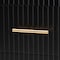 Baxton Studio Primrose Mid-Century Black Fluted Wood King Size 4-Piece Canopy Bedroom Set 249-13820-13830-13822-ZORO - alternate 10