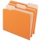 Pendaflex FOLDER, FILE, LTR, 1/3, OR/LTOR, 100PK 15213ORA - alternate 1