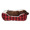 Petedge Slumber Pet Cuddler Bed, 20 in L, 16 in W, Arrow Pattern, Polyester Fill, Sherpa Cover, Red ZA2227 19 83 - alternate 4