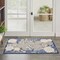 Homeroots 3' X 4' Blue and Gray Floral Indoor Outdoor Area Rug 527634 - alternate 7