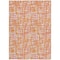 Homeroots 9' X 12' Orange Pink And Beige Abstract Washable Indoor Outdoor Area Rug 602585 - alternate 8