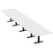 Skutchi Designs 18ft Conference Table W/ Power Unit | 18 Person Modular Rectangular Meeting Table | Harmony Series HAR-REC-48x216-T.BK-WA7976-NA - alternate 1