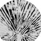 Homeroots 8' Ivory Black And Gray Round Abstract Washable Indoor Outdoor Area Rug 588012 - alternate 7